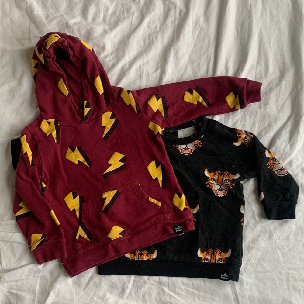Lot of two Whistle and Flute sweaters 🐯⚡️